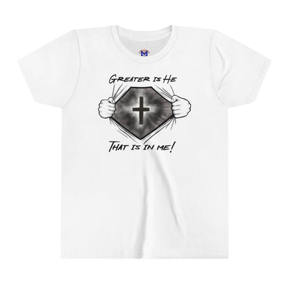 Greater Is He- YOUTH (Available in more colors)