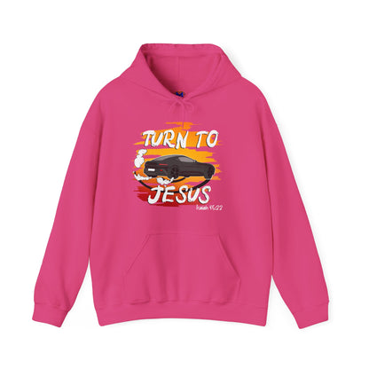 Turn To Jesus Hoodie-(Available in more colors)