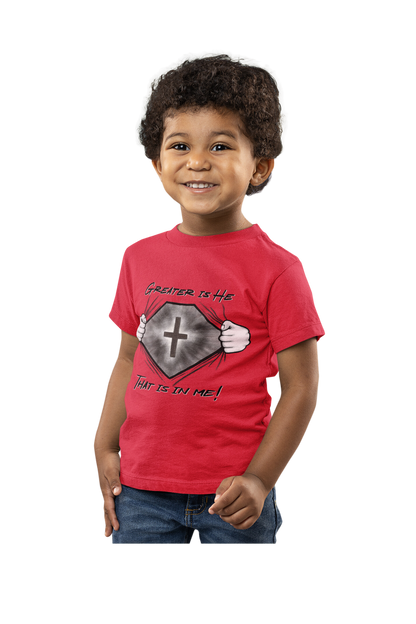 Greater Is He- TODDLER (Available in more colors)